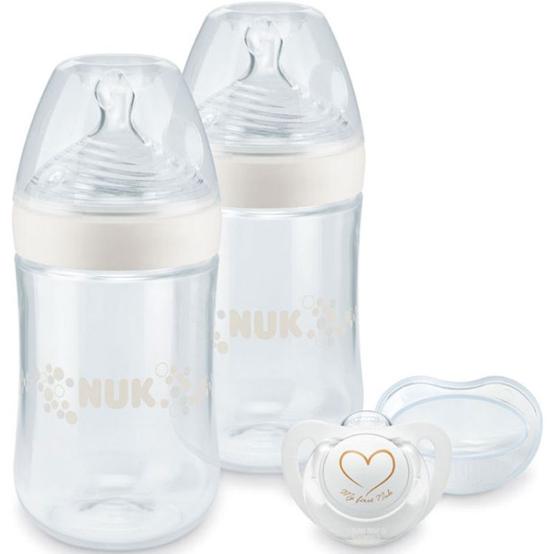 Coffret de naissance Nature Sense blanc (260 ml) NUK