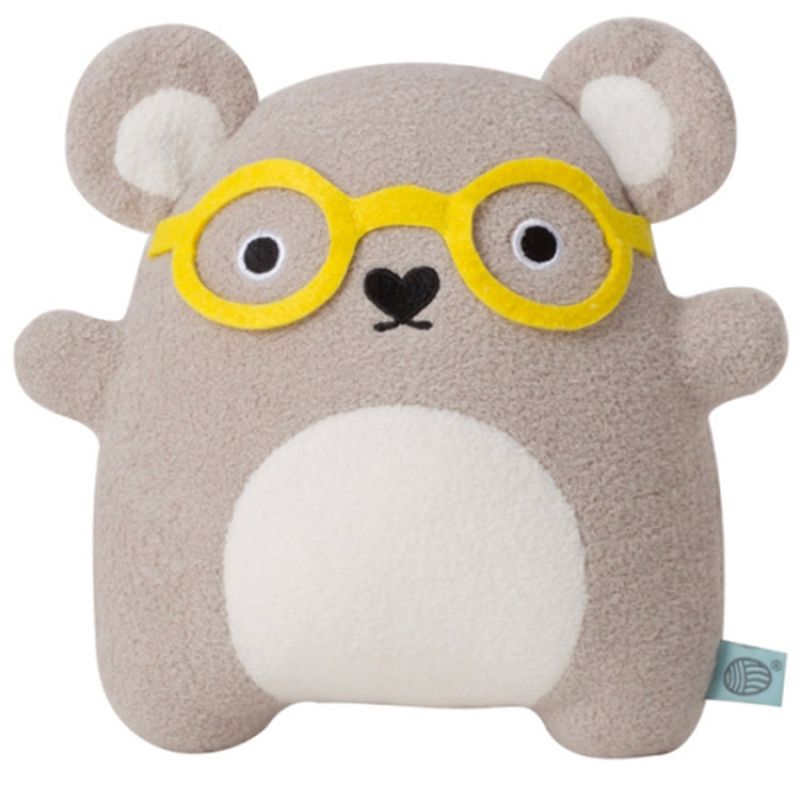 Peluche koala Ricehawking lunette jaune (20 cm)  Noodoll