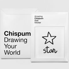 Stickers muraux étoile Star  par Chispum