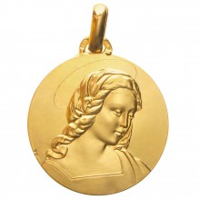 Médaille Madone d'Orléans (or jaune 750°)  par Monnaie de Paris