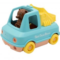 Camion Pompier de Petit Ours Brun Menthe - Simple