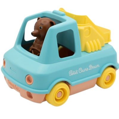 Camion Pompier de Petit Ours Brun Menthe Simple