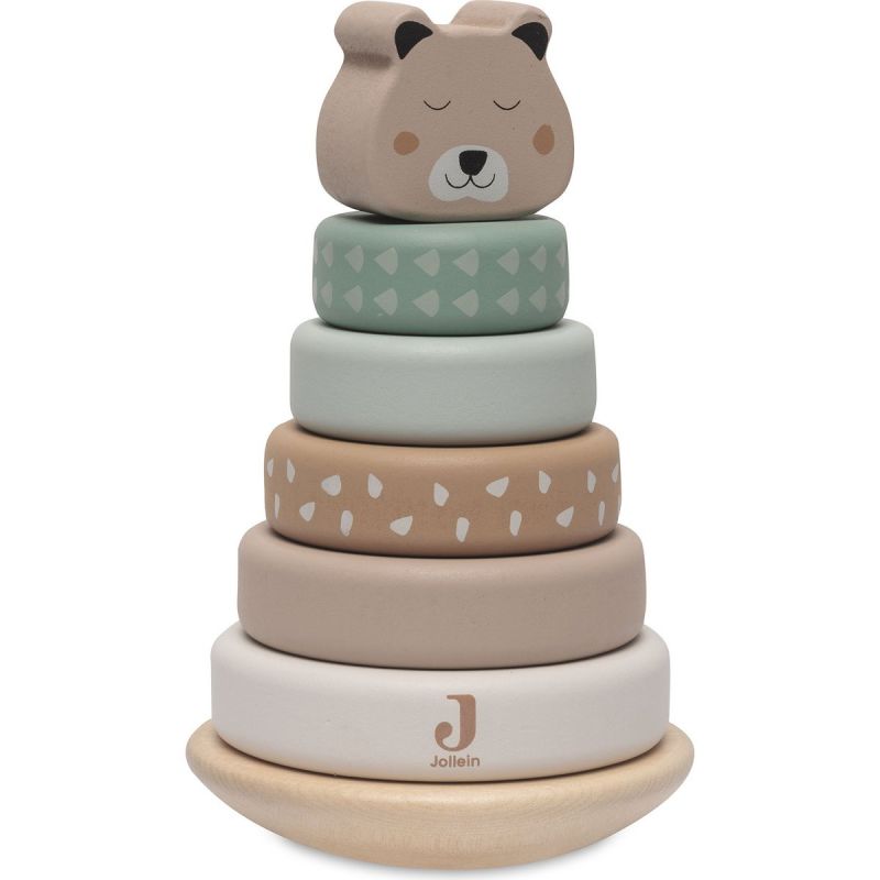 Tour à empiler en bois Jungle Jambo - Reconditionné Jollein Produit 1