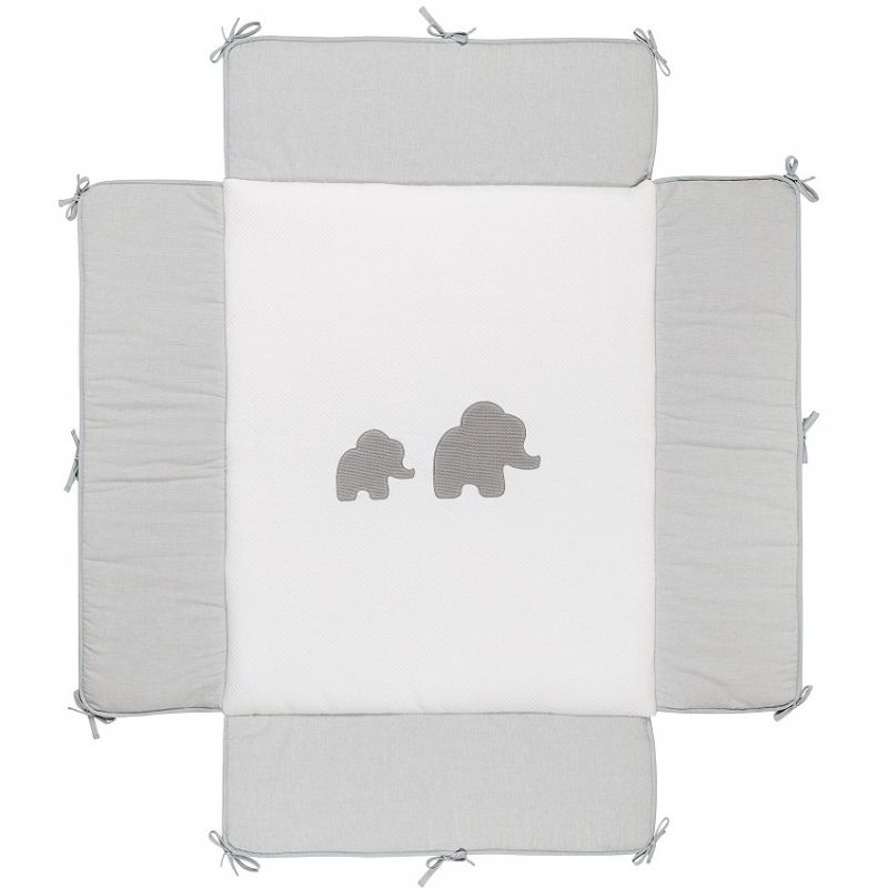 Tapis de parc Tembo gris (75 x 95 cm) Nattou