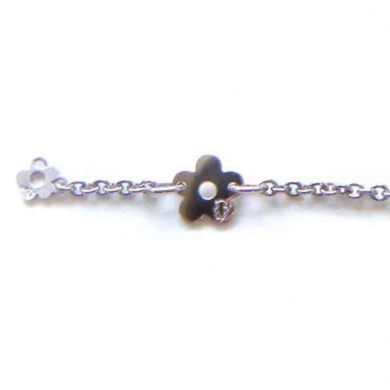 Rajout d'un motif marguerite pour bracelet anniversaire Loupidou