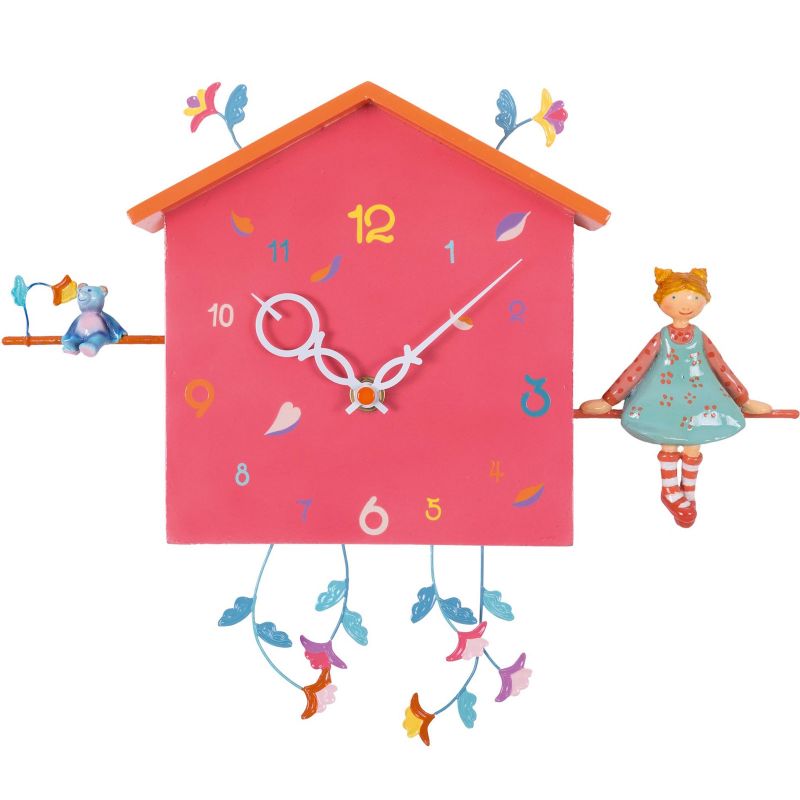 Horloge Alabonneheure La fille à l'ourson L'oiseau bateau