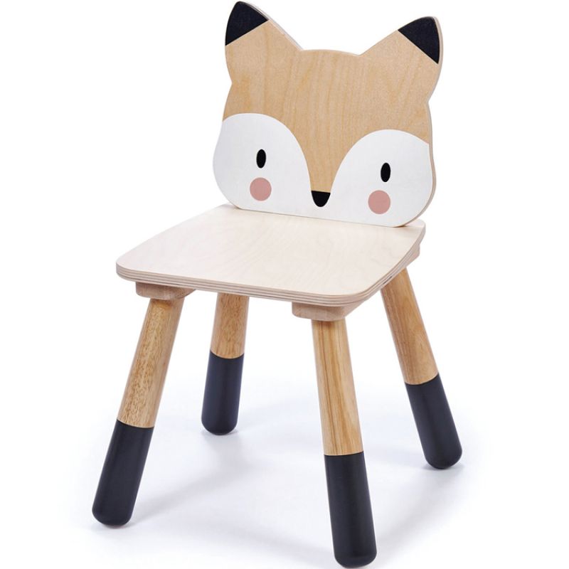 Chaise enfant renard en bois Tender Leaf Produit 1