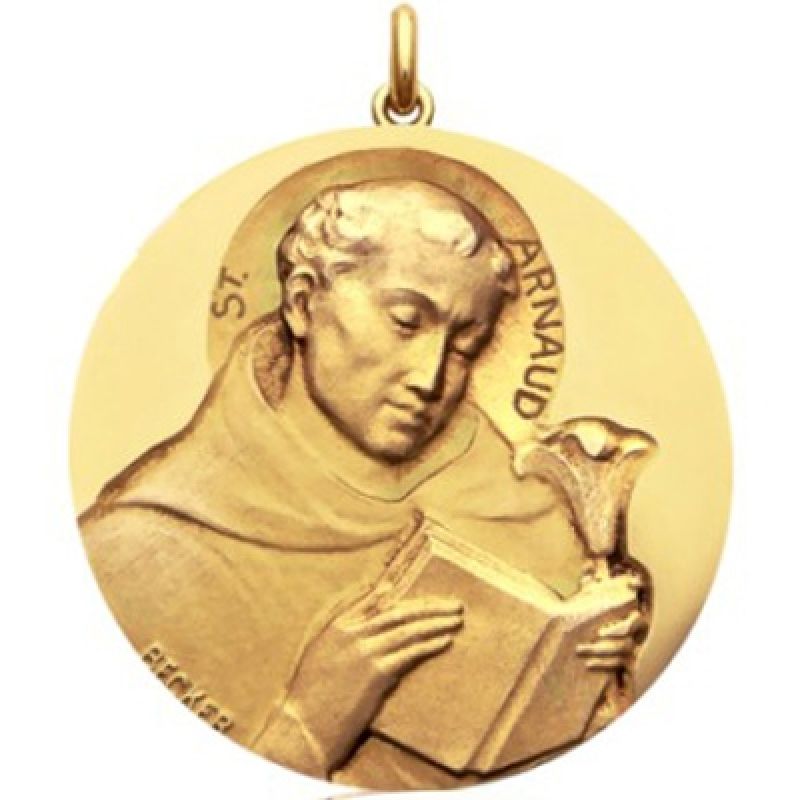 Médaille Saint Arnaud (or jaune 750°) Becker