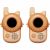 Variation Orange, marron, noir du produit Paire de Talkie-Walkie Zoo Fox de la marque The Zoofamily