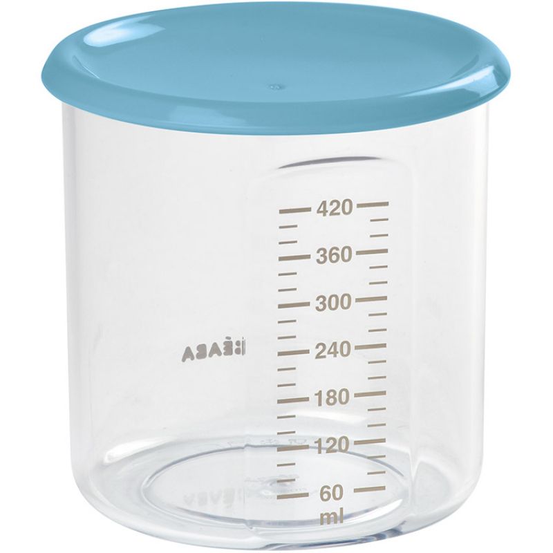 Pot de conservation Maxi+ portion bleu (420 ml) Béaba