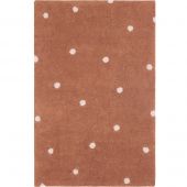 Tapis lavable Mini Dot Chestnut (100 x 150 cm)