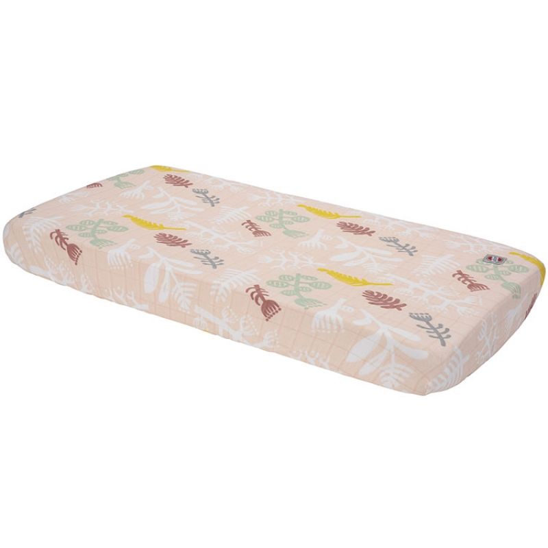 Drap housse rose Botanimal (70 x 140 cm) Lodger