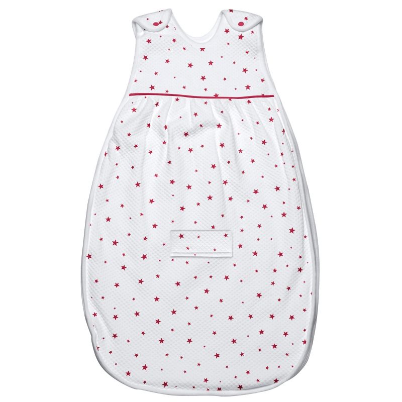 Gigoteuse ouatinée Etoiles rouges (75 cm) Red Castle