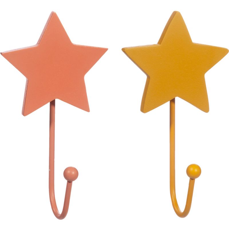 Lot de 2 patères Etoile sass & belle