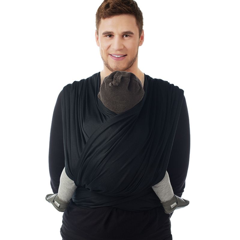 Echarpe de portage BB-Slen Trend noire (5,6 mètres) Babylonia carriers