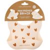 Bavoir en silicone Coeurs Crème Atelier Wagram Packaging 3