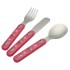 Set de 3 couverts Mimi la souris rose - Petit Jour Paris Set de 3 couverts Mimi la souris rose - Petit Jour Paris