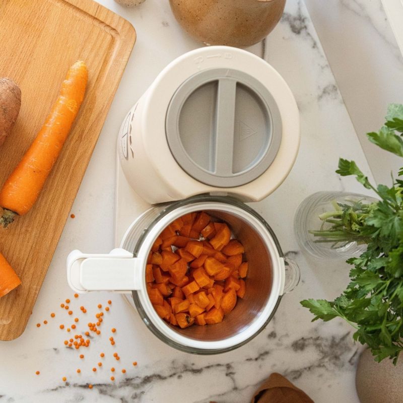 Robot Cuiseur bébé Babycook Neo Terre Argile Béaba Ambiance 8