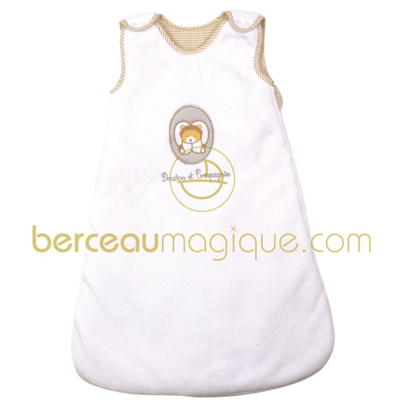 Gigoteuse blanche Tendre ours (70 cm) Doudou et Compagnie