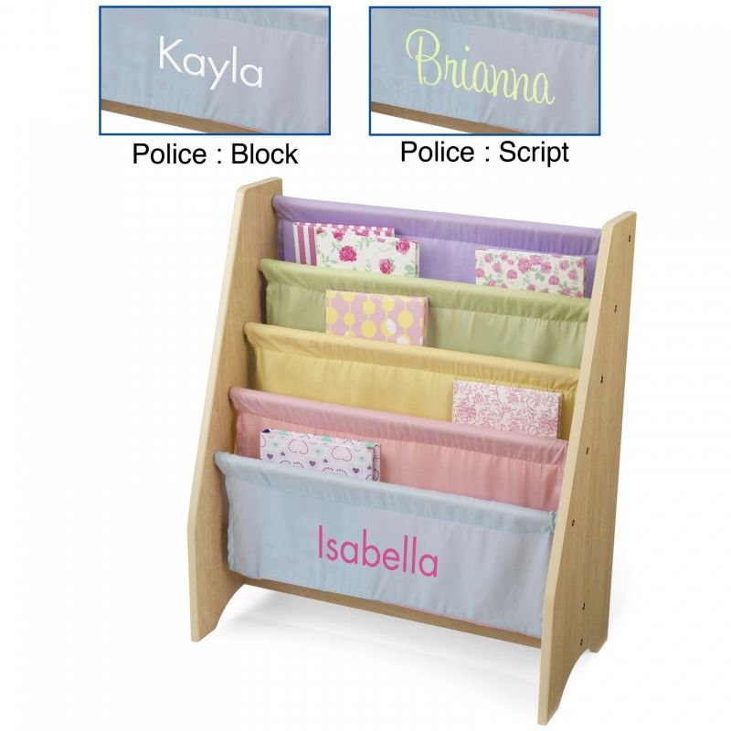 Bibliothèque pour enfants à compartiments pastel personnalisable KidKraft