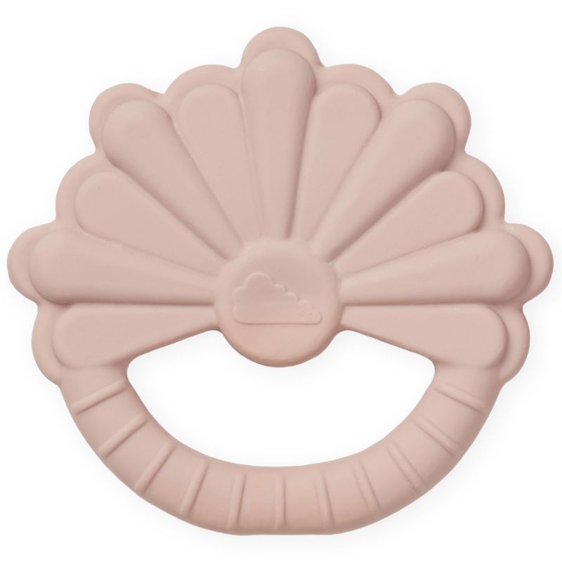 Anneau de dentition en caoutchouc fleur vieux rose Cam Cam Copenhagen