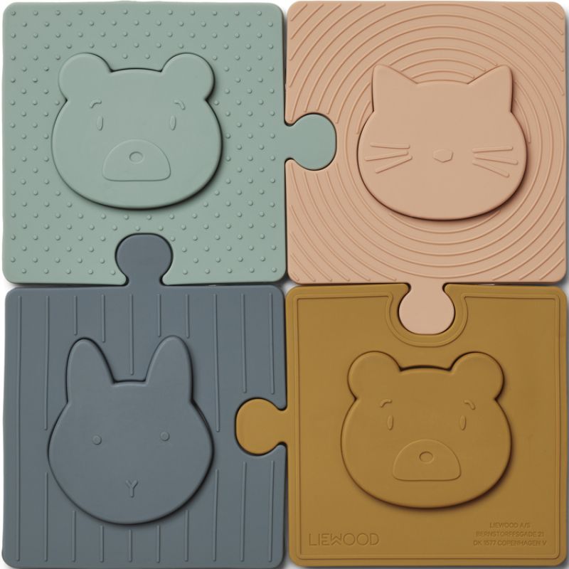 Puzzle en silicone Bodil Multi mix (8 pièces) Liewood