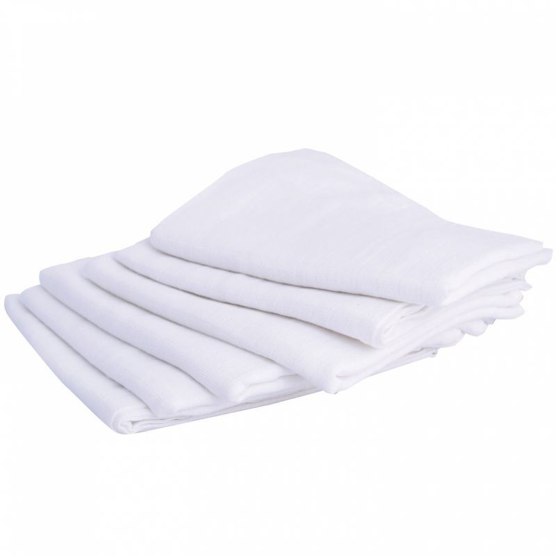 Lot de 6 langes Doux Nid (70 x 70 cm) Domiva