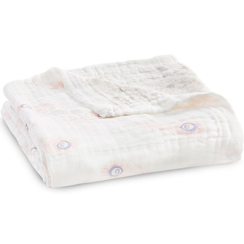 Couverture de rêve Dream Blanket Silky soft Featherlight (120 x 120 cm) aden + anais