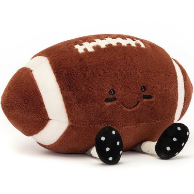 Peluche Amuseable Ballon de football américain (28 cm)  par Jellycat