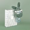 Peluche musicale Lapin Doudou vert sauge (20 cm) Doudou et Compagnie Ambiance 2