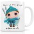 Tasse à anse Quand je serai grand je ferai du ski - Isabelle Kessedjian Tasse à anse Quand je serai grand je ferai du ski - Isabelle Kessedjian