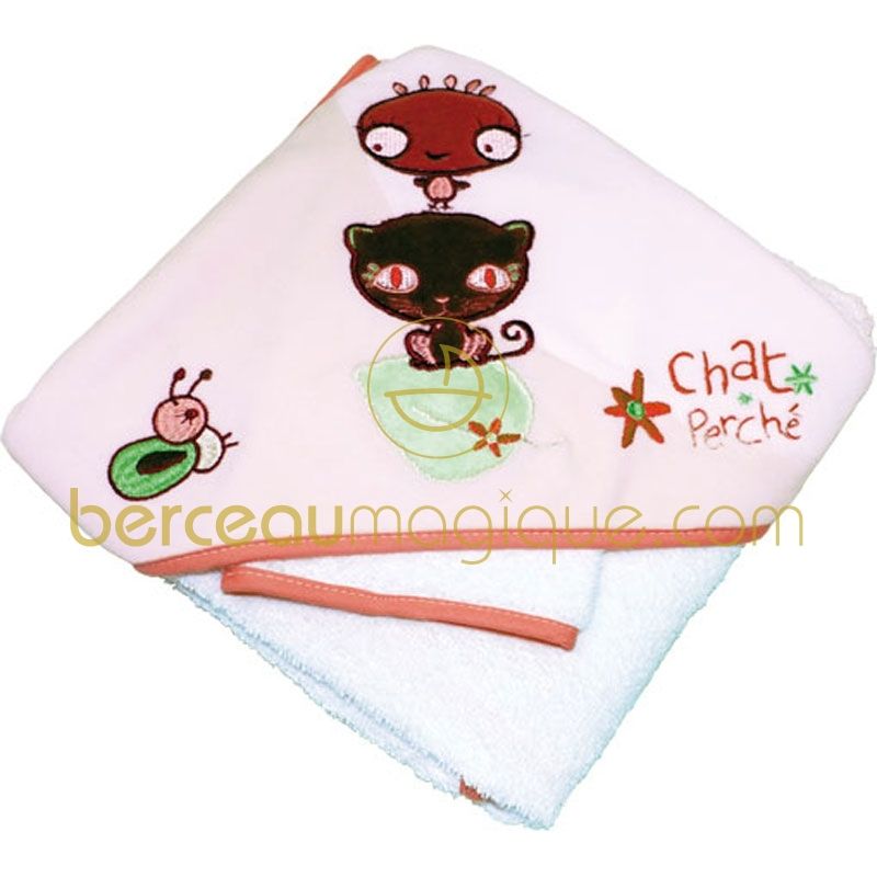 Parure de bain avec gant Lisa (80 x 80 cm) Babycalin