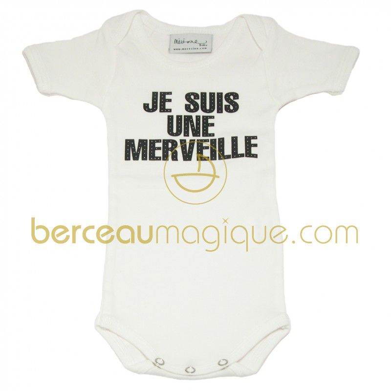 Body manches courtes ''merveille'' 