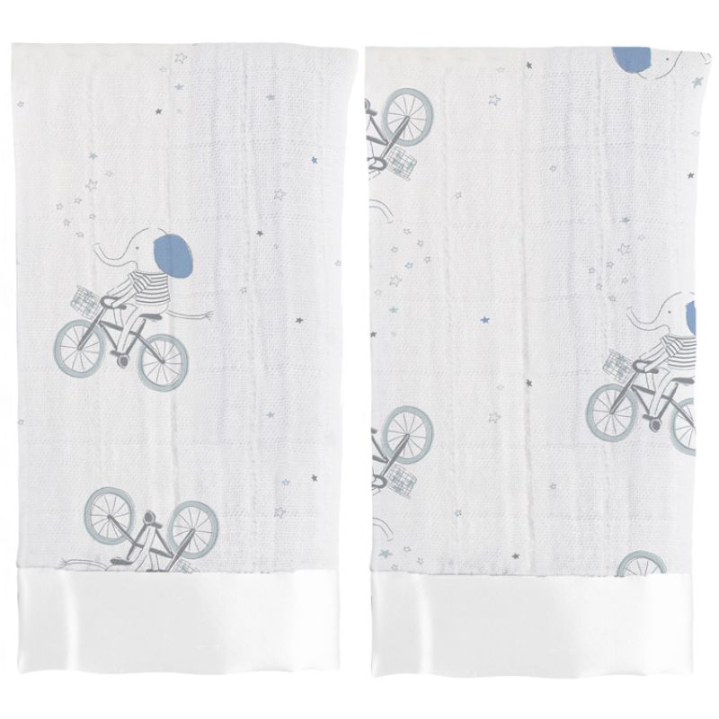 Lot de 2 mini langes doudous Issie Night sky reverie (40 x 40 cm) aden + anais