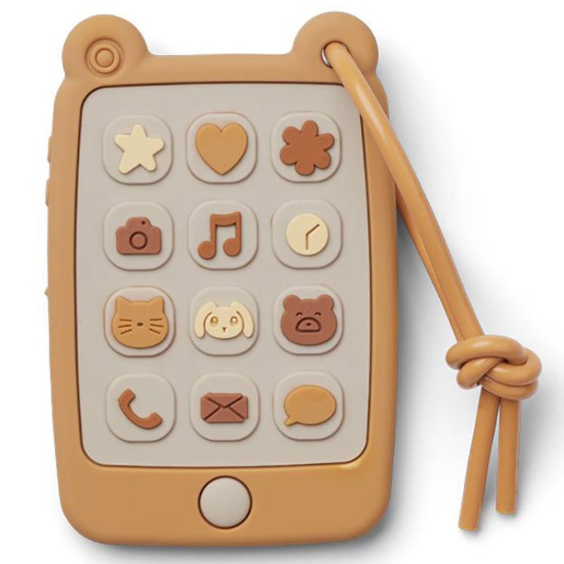 Téléphone de dentition en silicone Thomas yellow mellow Liewood