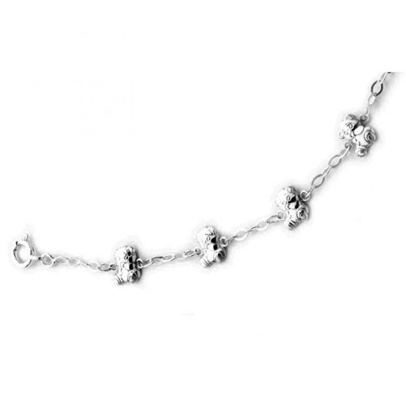 Bracelet enfant Ourson (argent 925° rhodié) Daniel Crégut
