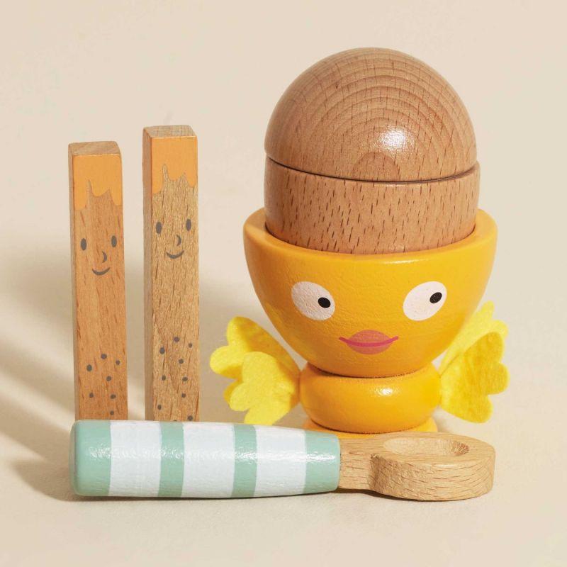 Coquetier petit poussin en bois FSC Le Toy Van Ambiance 6