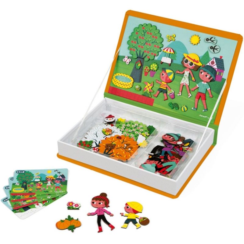 Jeu magnétique Magneti'Book 4 saisons Janod