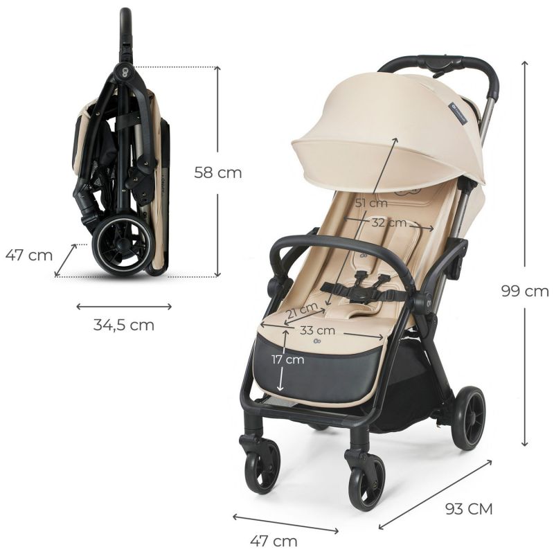 Poussette Apino Beige Kinderkraft Produit 9