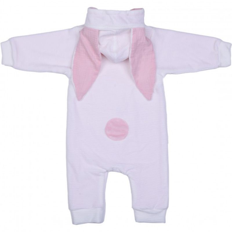 Combinaison en velours Lapin blanc (12-18 mois) BB & Co