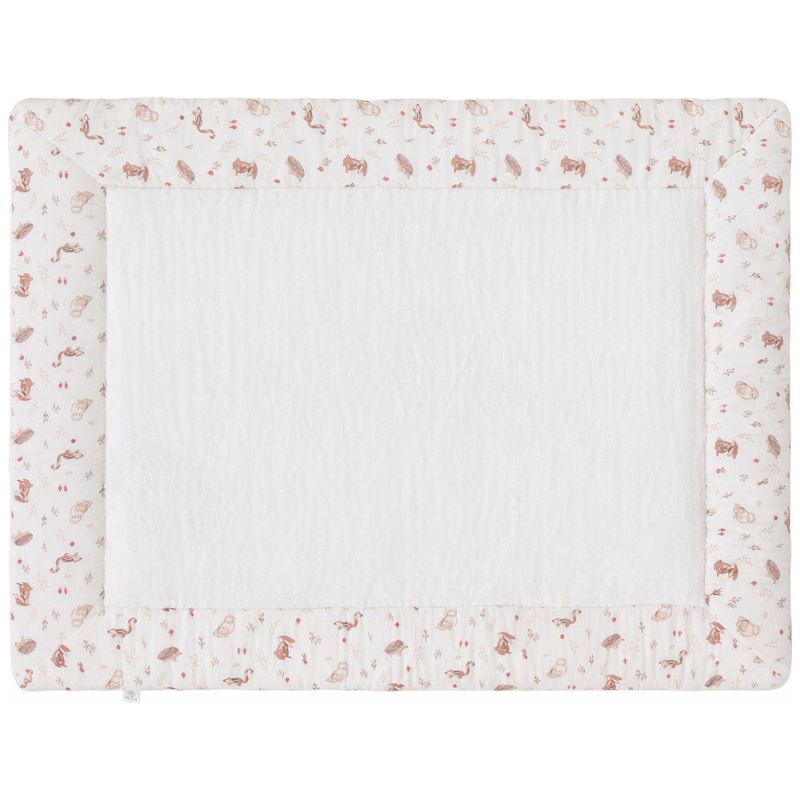 Tapis de jeu réversible et fond de parc clairière et microfibre blanc (75x95 cm) BB & Co Produit 1