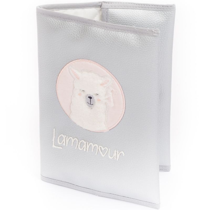 Protège carnet de santé rose Lamamour Maison Nougatine