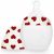 Variation Rouge, blanc du produit Biberon anti-colique en silicone Full Of Love (150 ml) de la marque Elhée