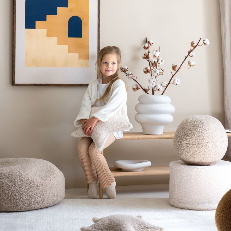 Coussin balle Biscuit molletonné Wigiwama Ambiance 5