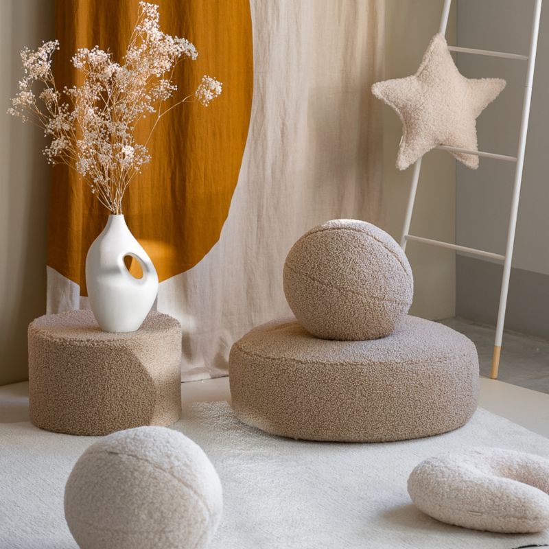 Coussin balle Biscuit molletonné Wigiwama Ambiance 8