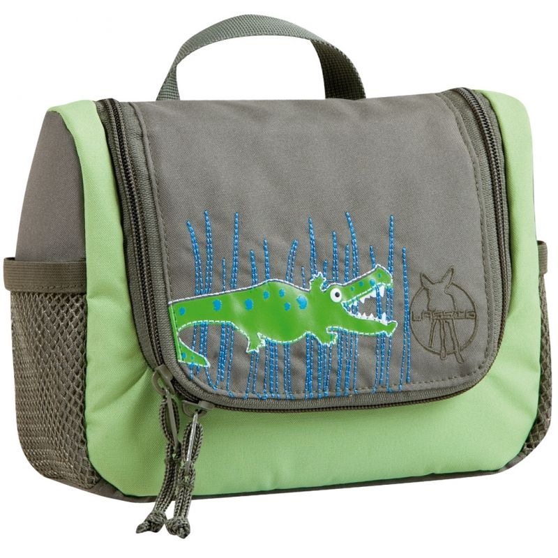 Mini trousse de toilette Croco verte Lässig