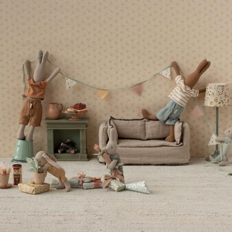 Canapé Miniature Lapin Maileg Ambiance 4