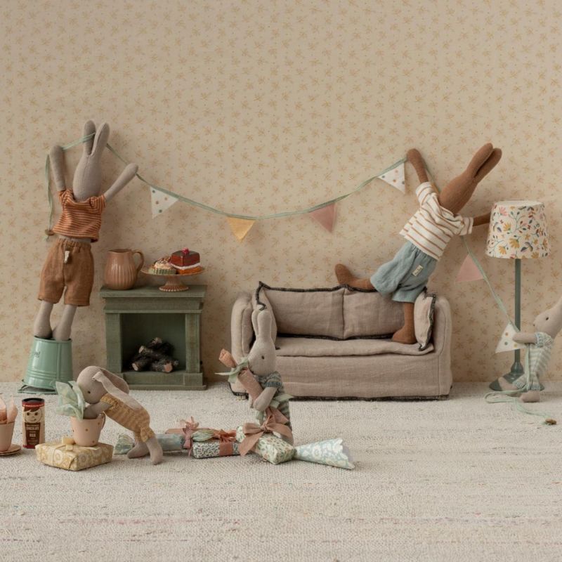 Canapé Miniature Lapin Maileg Ambiance 6
