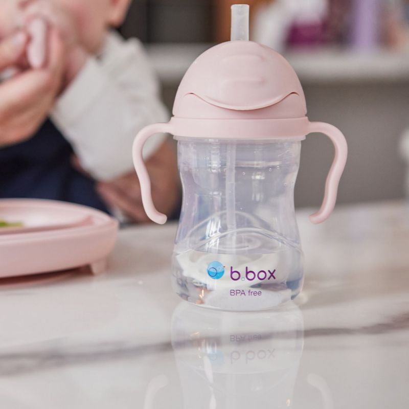 Lot de 2 pailles et brossette pour tasse à paille lestée B.Box Ambiance 3