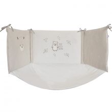 Tour de lit Tout petit ours avec fond de lit intégré (pour lits 60 x 120 cm et 70 x 140 cm)  par Sucre d'orge